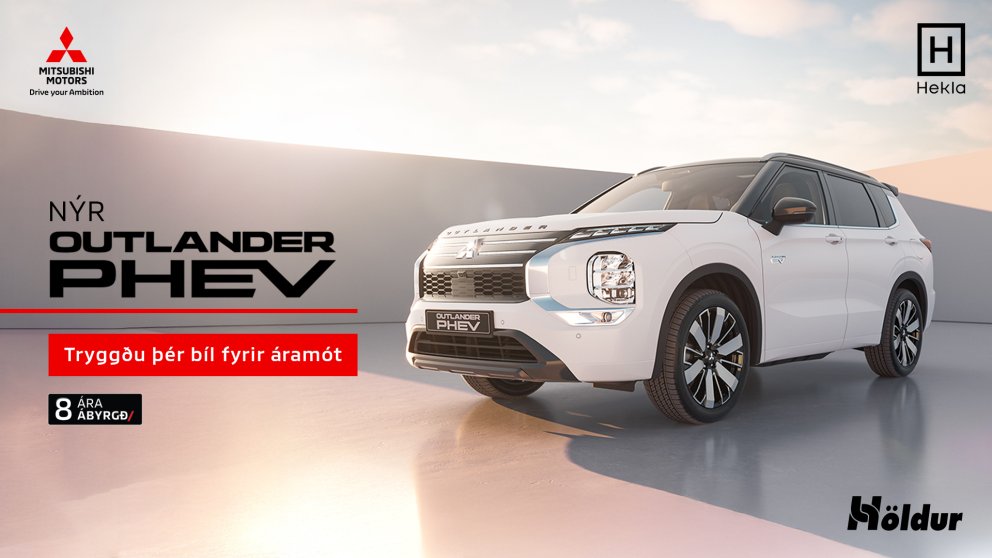 Mitsubishi Outlander PHEV er tengiltvinn sportjeppi