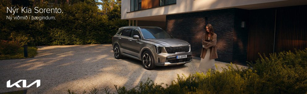 Ný viðmið í þægindum með Kia Sorento.